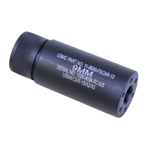 omega 9mm rifle a2 fake suppressor remval